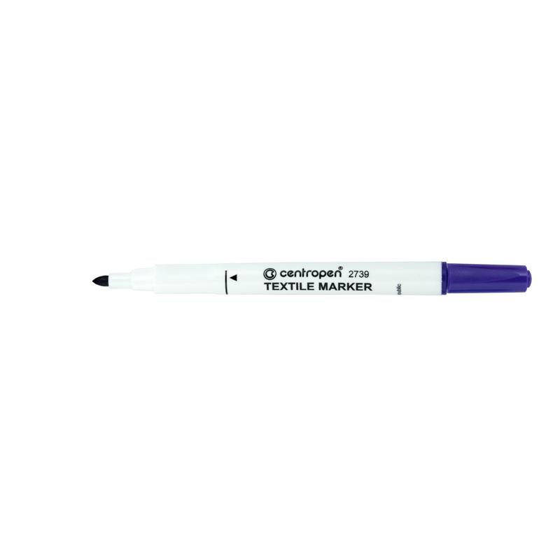 Маркер CENTROPEN Textile 2739/08 2 мм фіолетовий